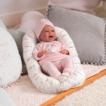 Llorens - Baby Girl Doll with Laughing Mechanism, Clothing & Cushion: Mimi - 42cm