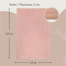 Hakuna Matte - CloudSoft Play Mat Carpet - Pink 200 x 150 x 2.5 cm