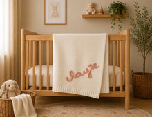 Hand Embroidered Name Blanket