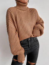 Drop Shoulder Frenchy Sweater - Caramel