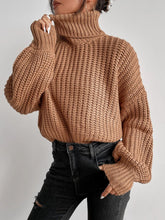 Drop Shoulder Frenchy Sweater - Caramel