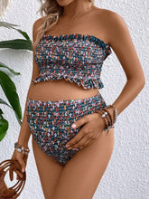 Maternity Smocked Spring Bikini Set