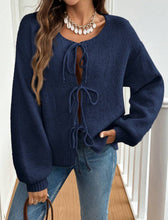 Tie Cardi - Navy
