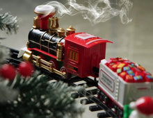 Christmas Tree With Locomotive Train Set