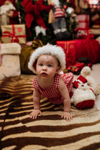 Baby Christmas Gingham Romper