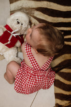 Baby Christmas Gingham Romper
