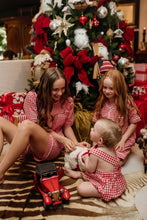 Baby Christmas Gingham Romper