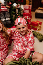 Christmas Gingham Sleep Mask