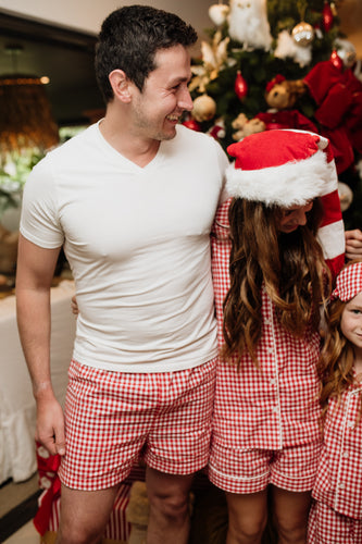 Mens Christmas Gingham Boxers