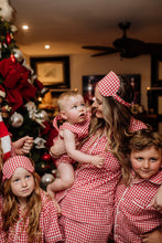 Christmas Gingham Sleep Mask