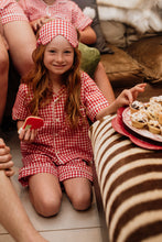 Christmas Gingham Sleep Mask
