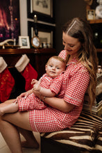 Ladies Christmas Gingham Sleepwear Set