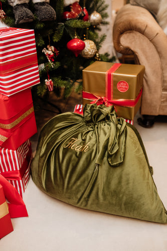 Personalized Velvet Heirloom Santa Sacks