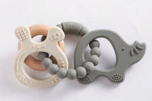 Custom Wooden Silicone Teether