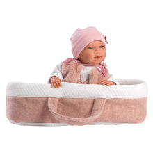 Llorens - Baby Girl Doll & Baby Carrier: Mimi - 40cm (Mechanism Optional)
