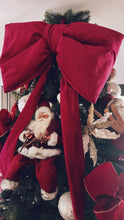The Baby Couture XL Christmas Velvet Bow