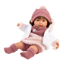 Llorens - Baby Girl Doll with Crying Mechanism, Clothing & Accessories: Carla - 42cm