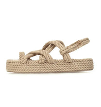Rope Espadrille Platform Sandals