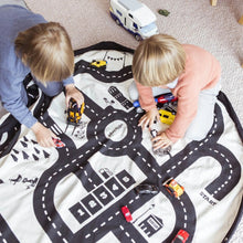 Play&Go - 3-in-1 Playmat & Toy Bag - Roadmap / Thunderbolt