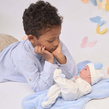 Llorens - Anatomically Correct Baby Boy Doll with Clothing & Bunny Cushion: Bimbo - 35cm