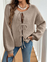 Tie Cardi - Stone