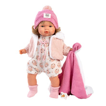Llorens - Baby Girl Doll with Crying Mechanism, Clothing, & Accessories: Lola - 38cm