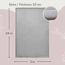 Hakuna Matte - CloudSoft Play Mat Carpet - Grey 280 x 200 x 2.5 cm