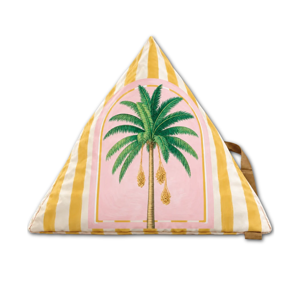 The Macedon Palm Slouchy Beach Pillow