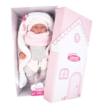 Llorens - Baby Girl Doll with Crying Mechanism, Carry Cot, Clothing & Accessories: Mimi - 42cm