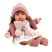 Llorens - Baby Girl Doll with Crying Mechanism, Outfit, & Accessories: Lola - 38cm