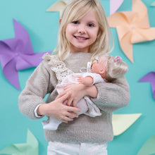 Llorens - Baby Girl Doll with Crying Mechanism, Clothing & Pacifier: Roberta - 33cm
