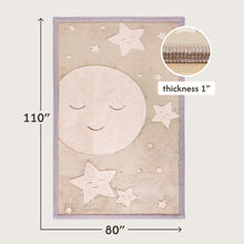 Hakuna Matte - CloudSoftRise Play Mat 3D Carpet - Moon & Stars 280 x 200 x 2.5 cm