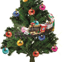 Christmas Tree With Locomotive Train Set