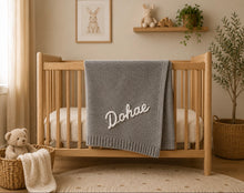 Hand Embroidered Name Blanket