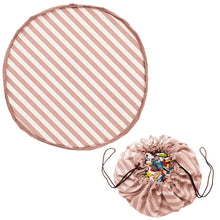 Play&Go - 3-in-1 Playmat & Toy Bag - Stripes Pink