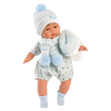 Llorens - Baby Boy Doll with Crying Mechanism, Clothing & Accessories: Sasha - 38cm