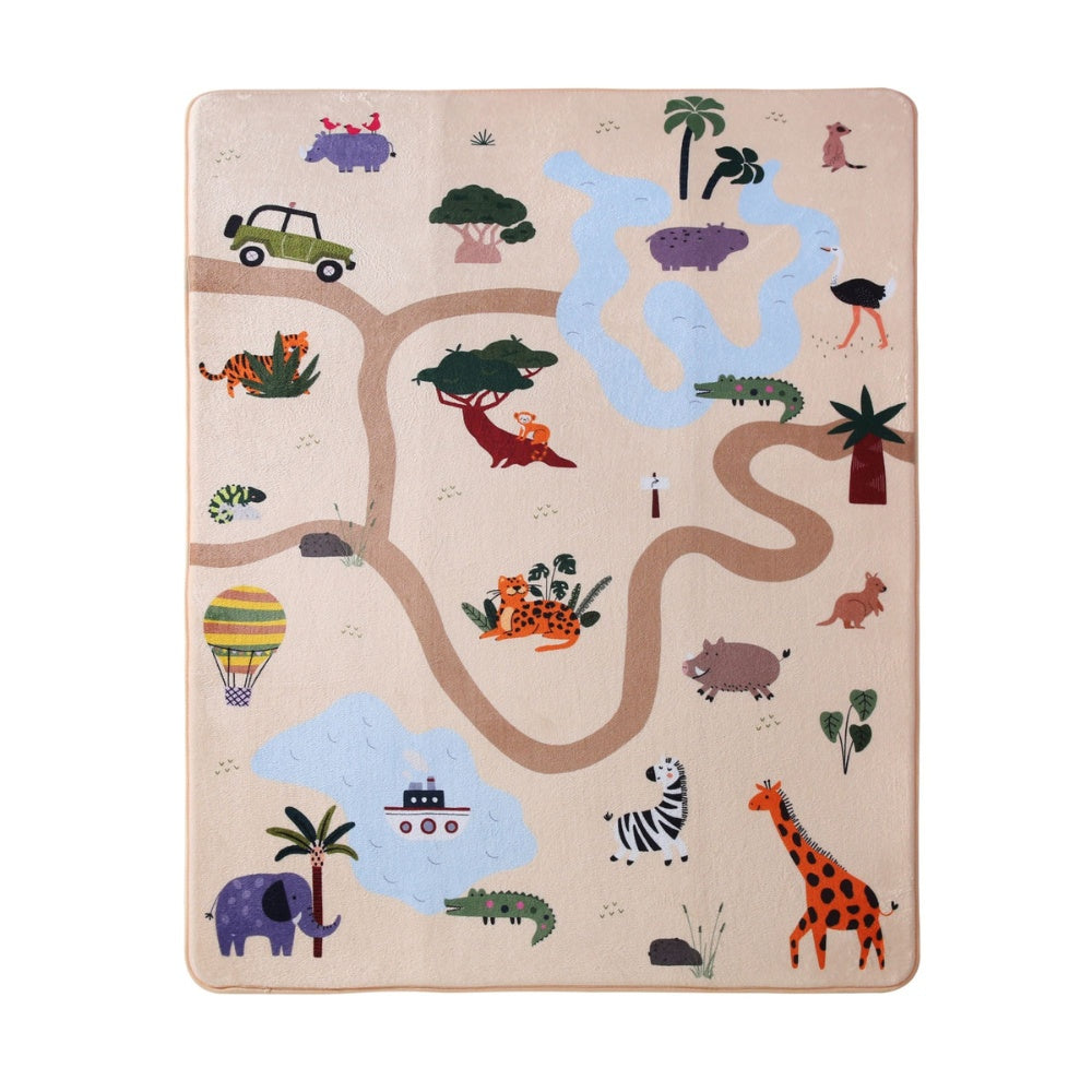 Hakuna Matte - CloudSoft Play Mat Carpet - Safari - 160 x 120 x 1.5 cm