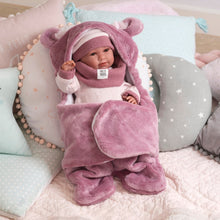 Llorens - Baby Girl Doll with Crying Mechanism, Clothing & Sleeping-bag: Mimi - 42cm