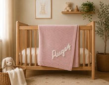Hand Embroidered Name Blanket