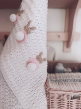 Bunny Crochet Crib Blanket