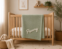 Hand Embroidered Name Blanket