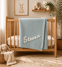 Hand Embroidered Name Blanket