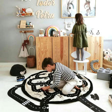 Play&Go - 3-in-1 Playmat & Toy Bag - Roadmap / Thunderbolt