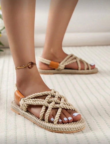 Rope Espadrille Platform Sandals