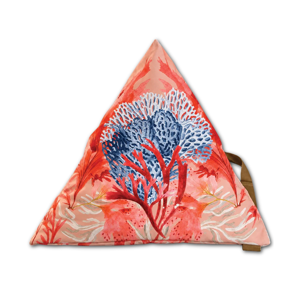 The Manorca Coral Slouchy Beach Pillow
