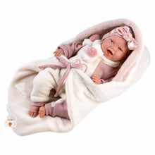Llorens - Baby Girl Doll with Blanket Wrap, Clothing & Accessories: Mimi - 42cm