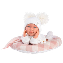 Llorens - Baby Girl Doll with Crying Mechanism, Clothing & Bed Cushion: Mimi - 42cm