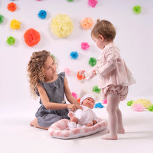 Llorens - Baby Girl Doll with Crying Mechanism, Clothing & Bed Cushion: Mimi - 42cm