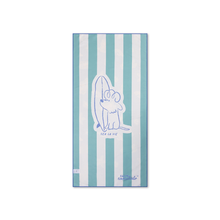 Swim Essentials - Microfiber Beach Towel - Surf Dogs - 135x65 cm
