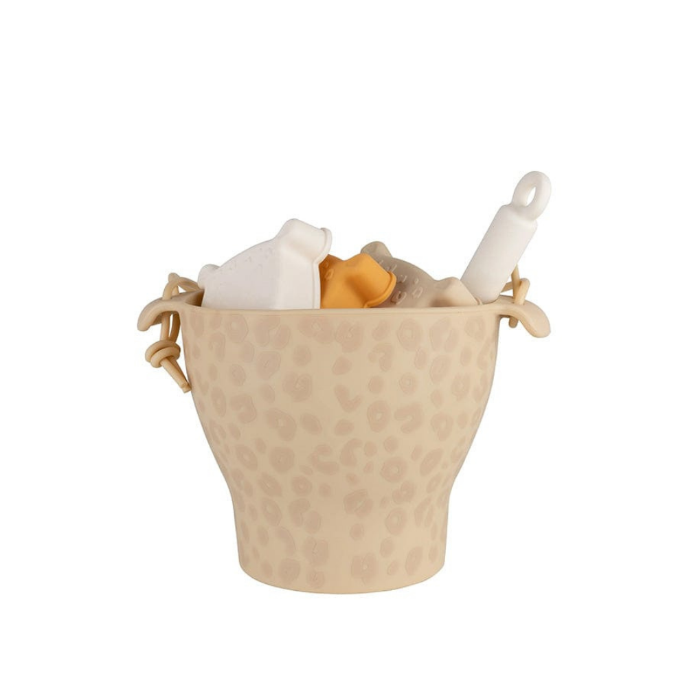 Swim Essentials - Silicone Beach Toy Set - Beige Leopard